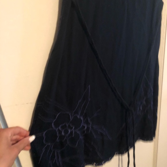 (Not pictured well) Navy Blue Free People dress - Picture 6 of 7